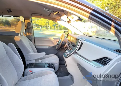 2020 Toyota Sienna Le из США, поврежденный, VIN 5TDKZ3DC1LS04384